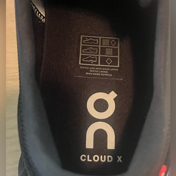 On Cloud X 4 Running Black Athletic Shoes - Picture 8 of 8